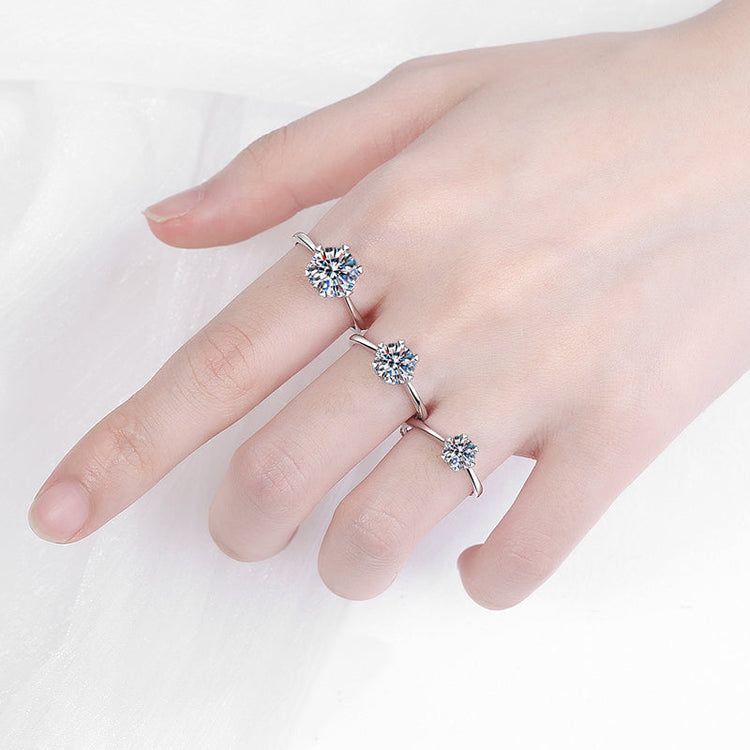 Moissanite Rings