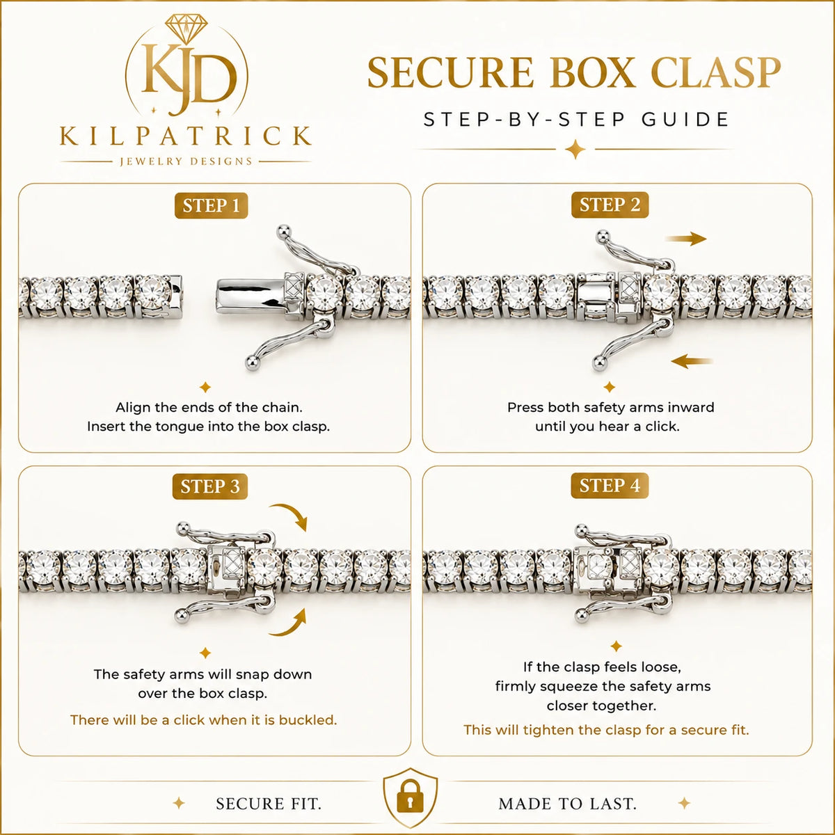 Moissanite Tennis Chain | Solid 925 Sterling Silver, 18K Gold Vermeil | D Color VVS
